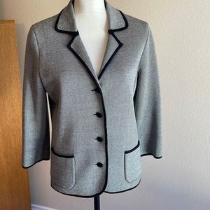 Silk and cotton blazer